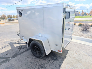Cargo Mate E Series 4x6 Enclosed Cargo Trailer - Gray - Stock# 124894