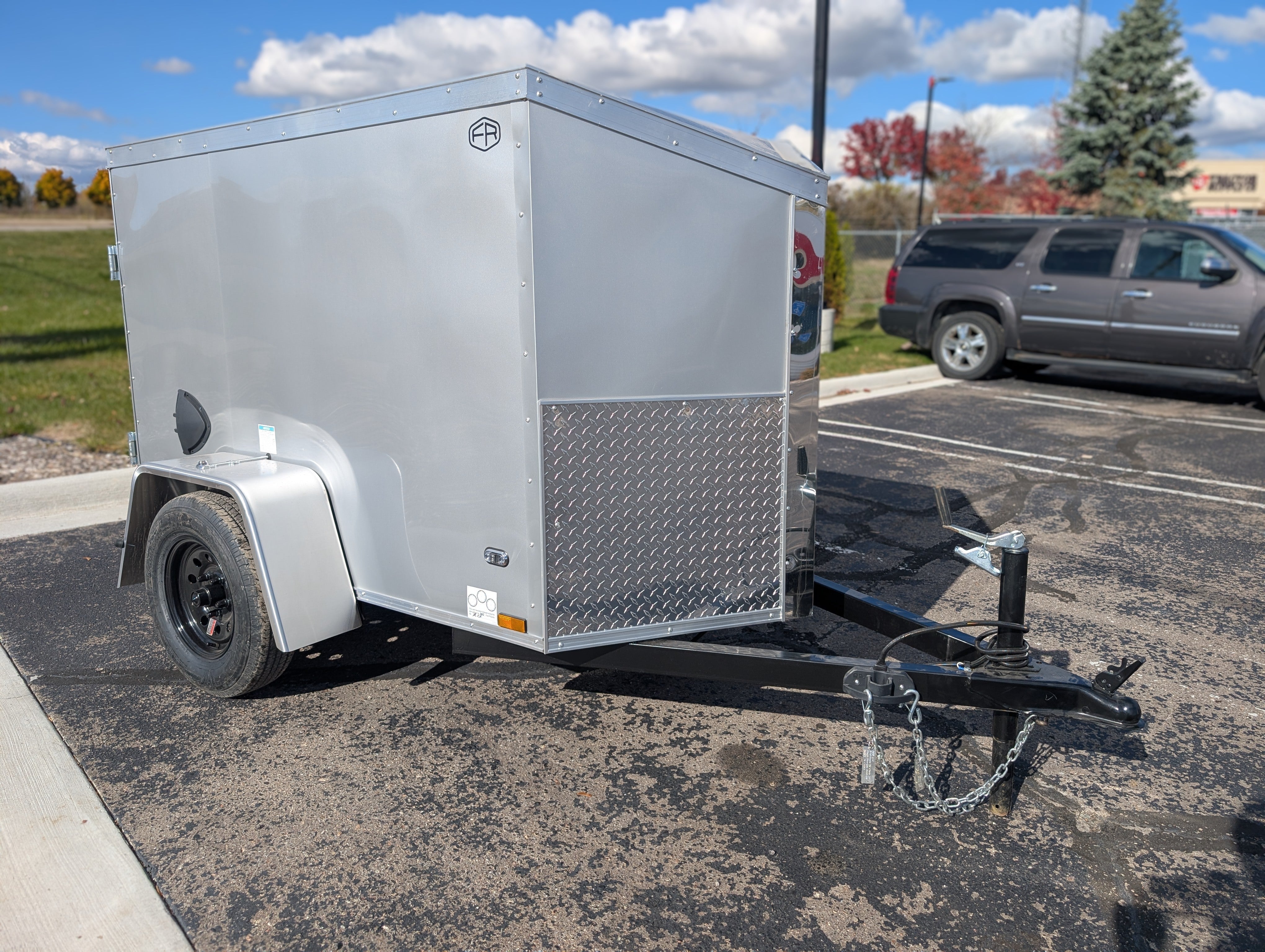 Cargo Mate E Series 4x6 Enclosed Cargo Trailer - Gray - Stock# 124894