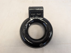 CURT 48601 Black Steel Pintle Hitch Lunette Ring 3-Inch ID, 12,000 lbs, Channel Mount Required,