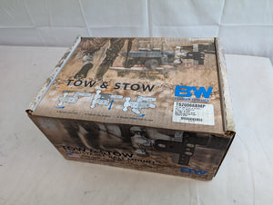 B&W Trailer Hitches Tow & Stow Adjustable Trailer Hitch Ball Mount - Fits 2.5