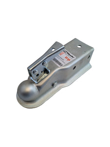Channel Tongue Trailer Coupler - Trigger Latch - Zinc - 2