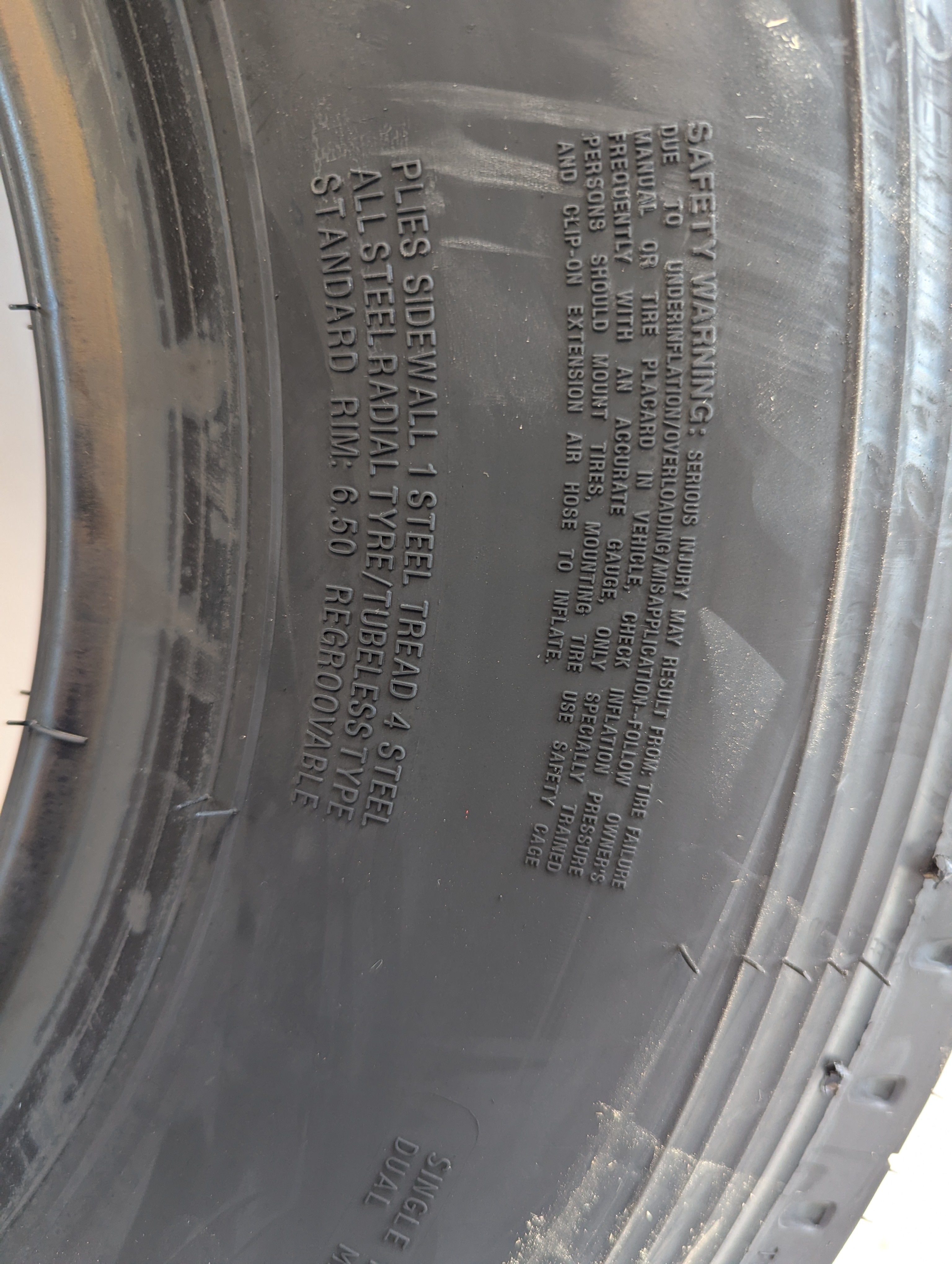 Advance All Steel - 235/80R16 Load Range G - Tire Only