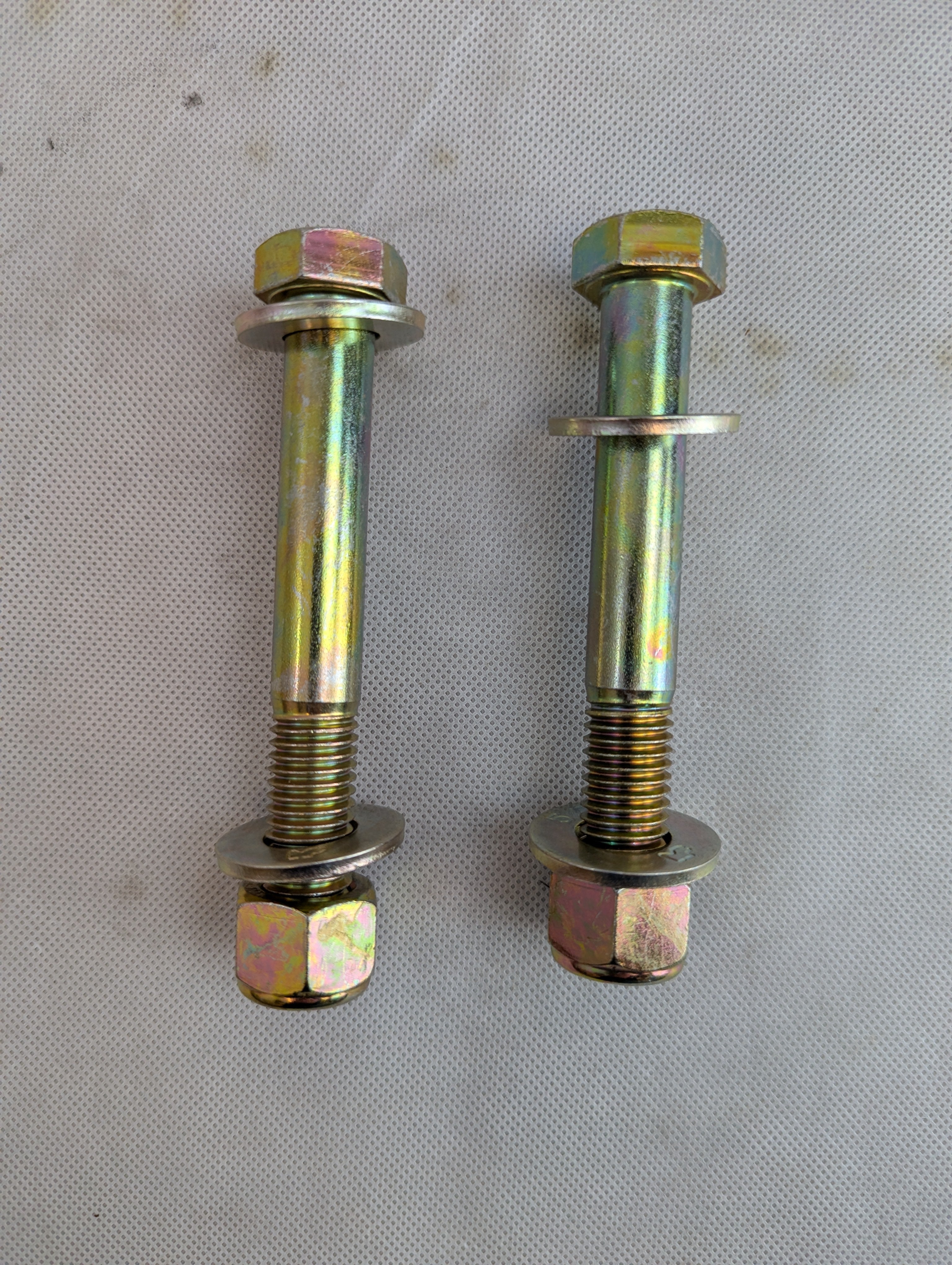 Grade 8 Yellow Zinc Adjustable Coupler & Lunette Ring Bolt and Nut Kit – Heavy-Duty Towing Hardware