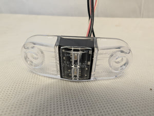 S17 Surface Mount LED Marker Trailer light - Amber Clear Lens 2