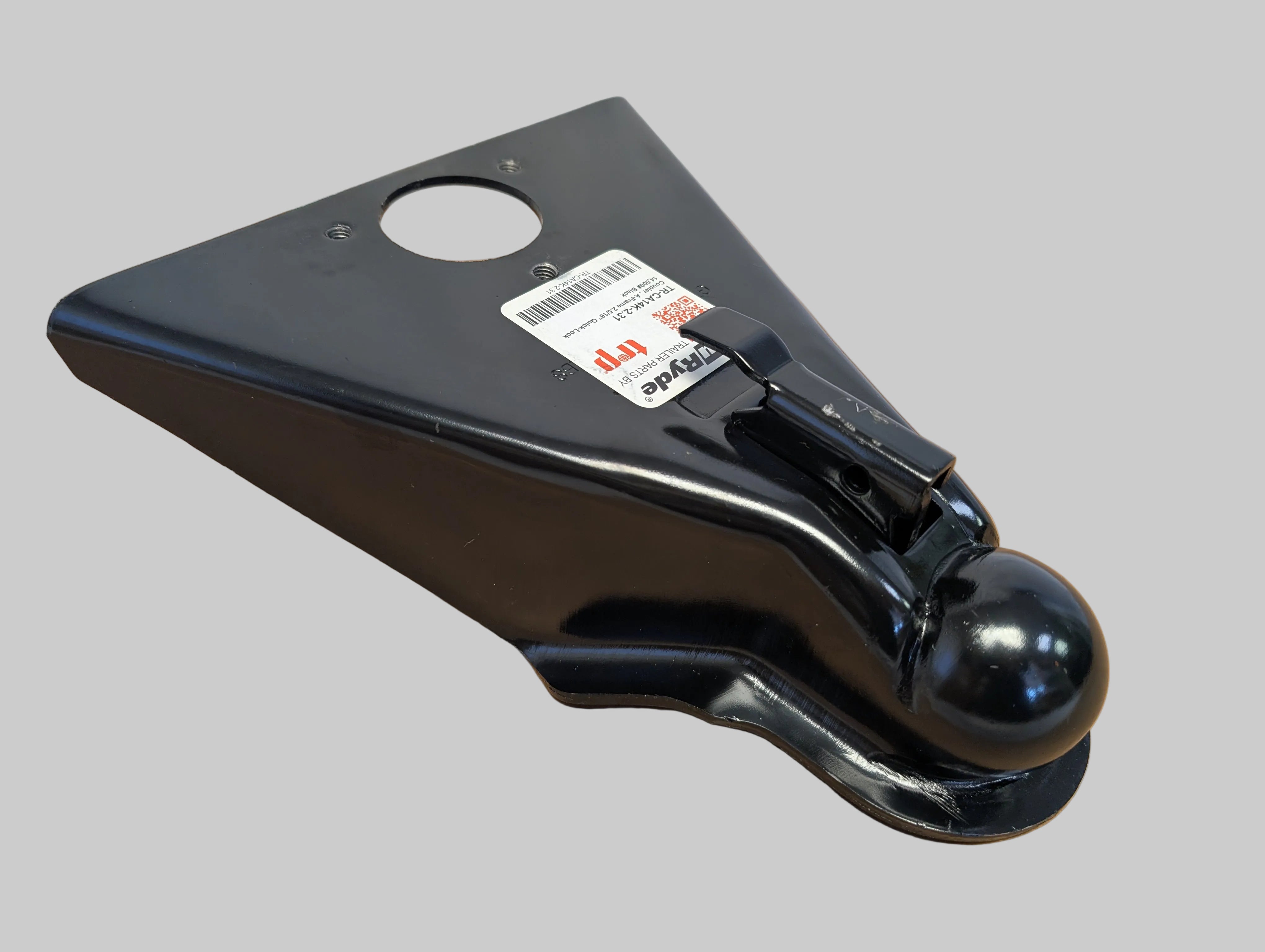 TruRyde 14K 2-5/16" Ball A-Frame Coupler - Heavy Duty Black