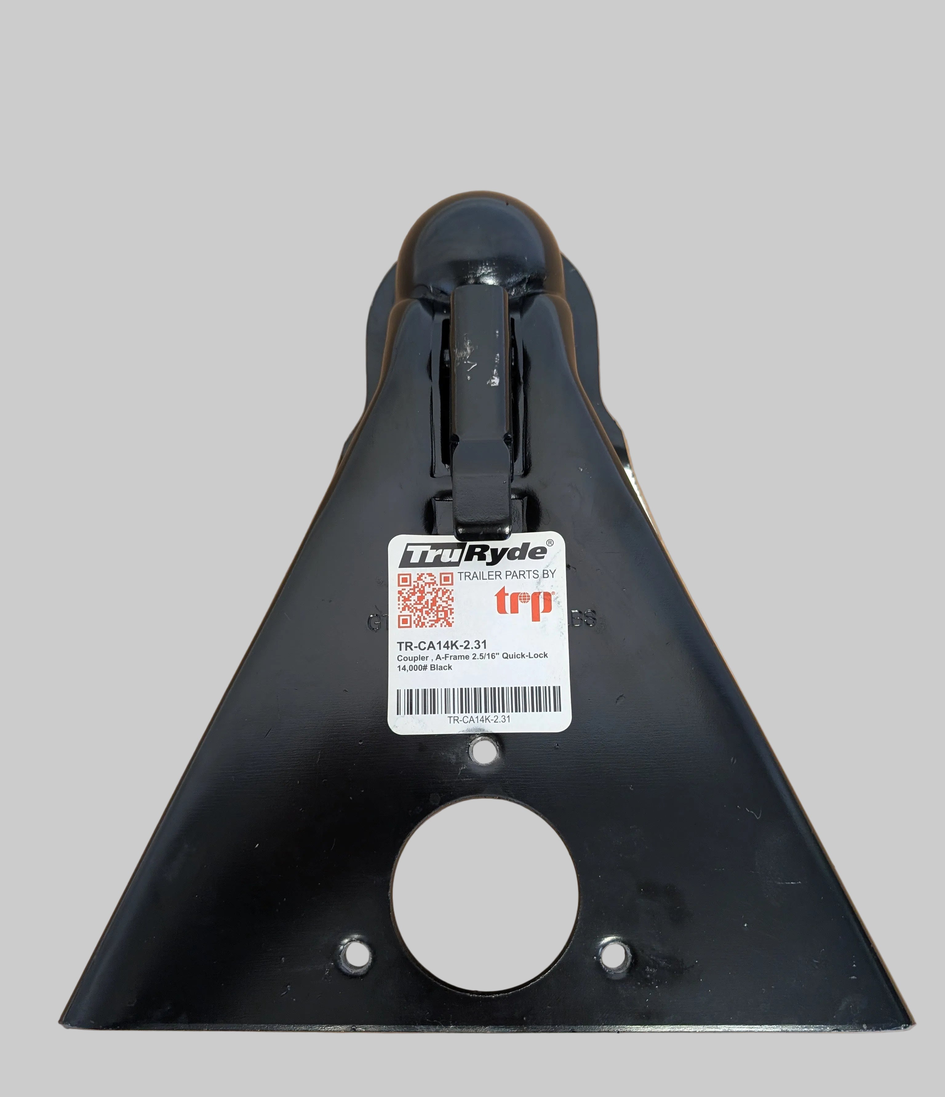 A-Frame Trailer Coupler - Thumb Latch - Black - 2-5/16