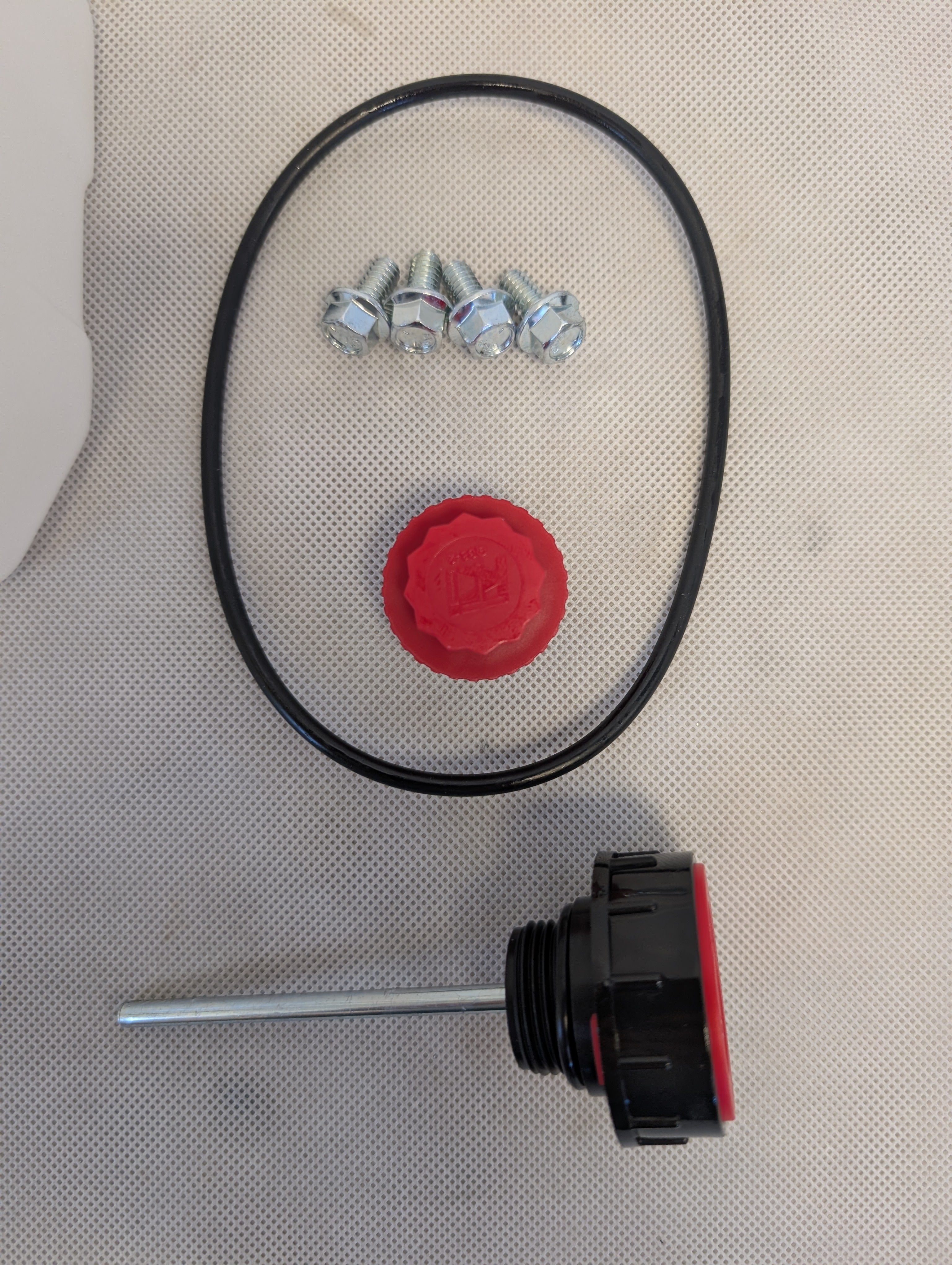 KTI Dump Trailer Hydraulics 6 Quart Plastic Reservoir tank kit with hardware