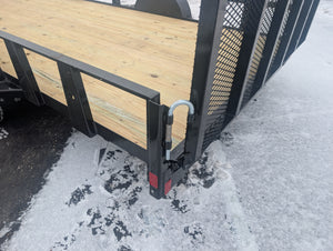 Rice 6x12 Powder Coated Steel Utility Trailer w Ramp Gate