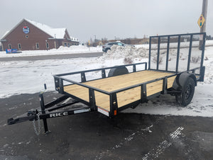 Rice 6x12 Powder Coated Steel Utility Trailer w Ramp Gate