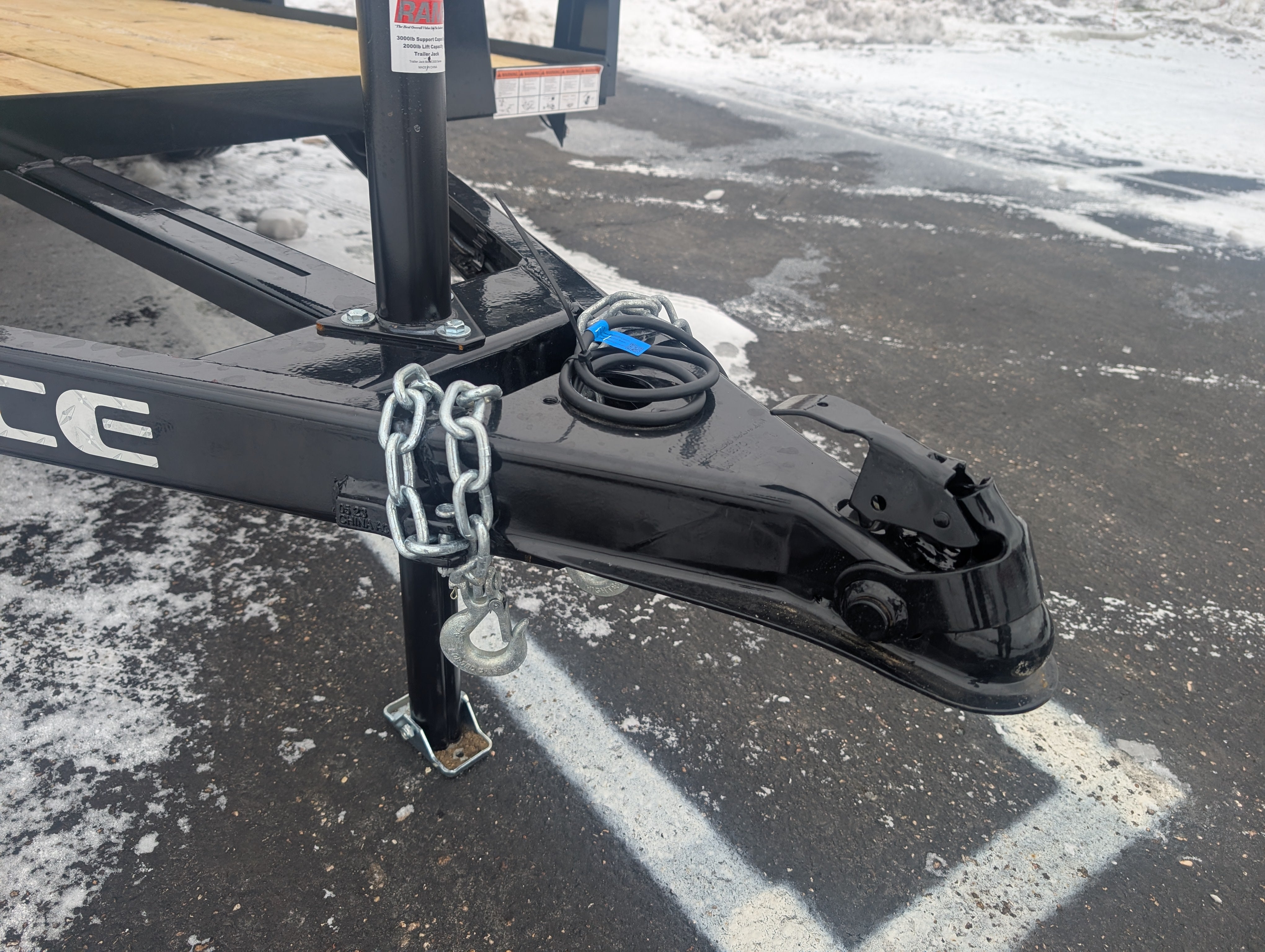 Rice 6x10 Powder Coated Steel Utility Trailer w Ramp Gate