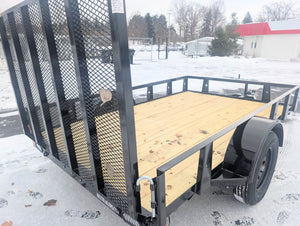 Rice 6x10 Powder Coated Steel Utility Trailer w Ramp Gate