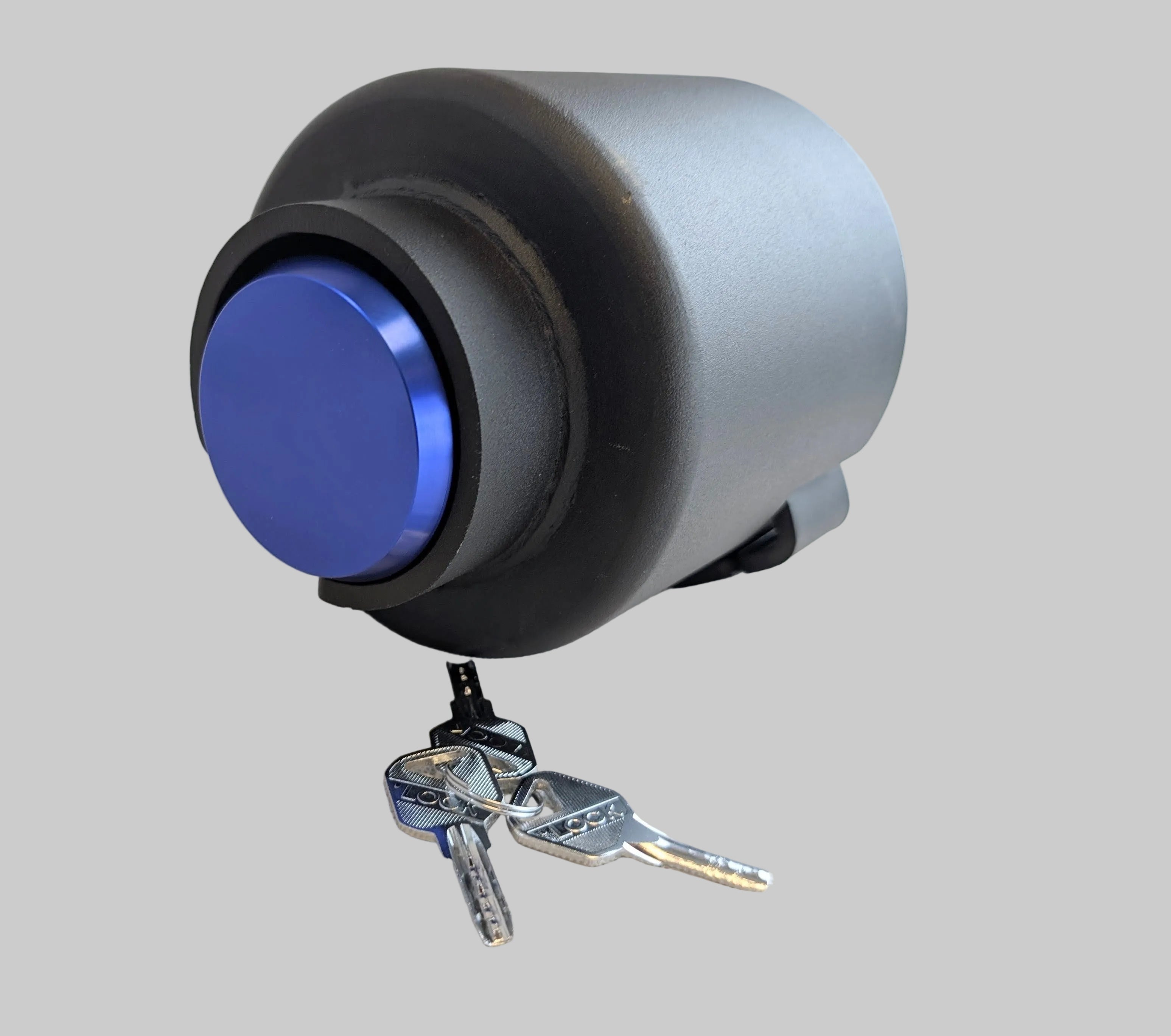 Silver Ox Trailer Lock Heavy Duty Anti-Theft 2 5/ 16 Inch Ball Coupler Safety Chains Trailer Tongue Lock Set with Key Pry-Resistant