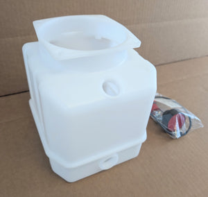 KTI Dump Trailer Hydraulics 3 Quart Plastic Reservoir Complete Tank Kit with hardware