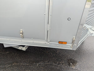 Cargo Mate Amera-Lite Aluminum 5x10 V Nose With Ramp Door Cargo / Enclosed Trailer -Stock# 200670