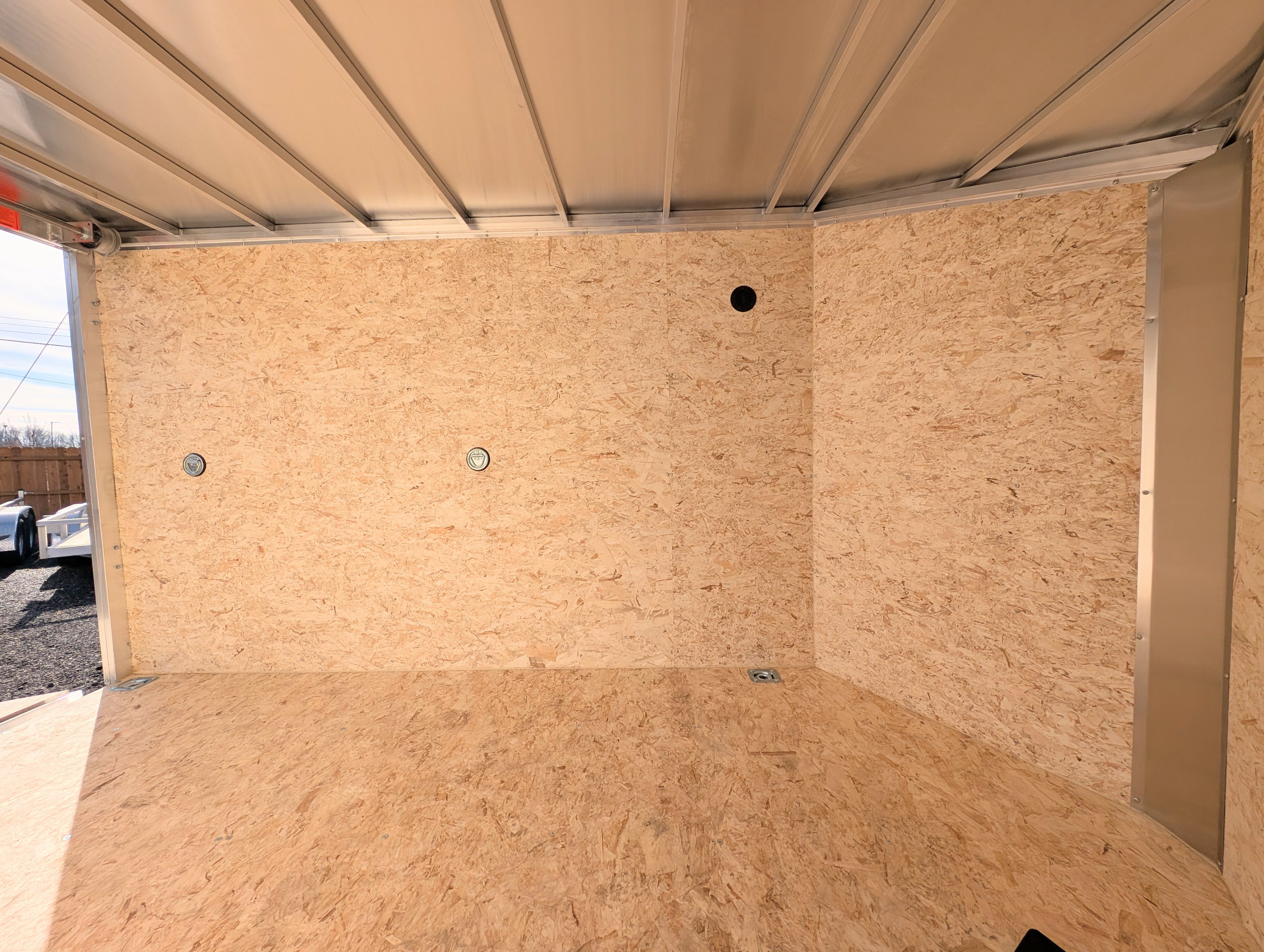 Cargo Mate Amera-Lite Aluminum 6x10 V Nose With Ramp Door Cargo / Enclosed Trailer -Stock# 200666