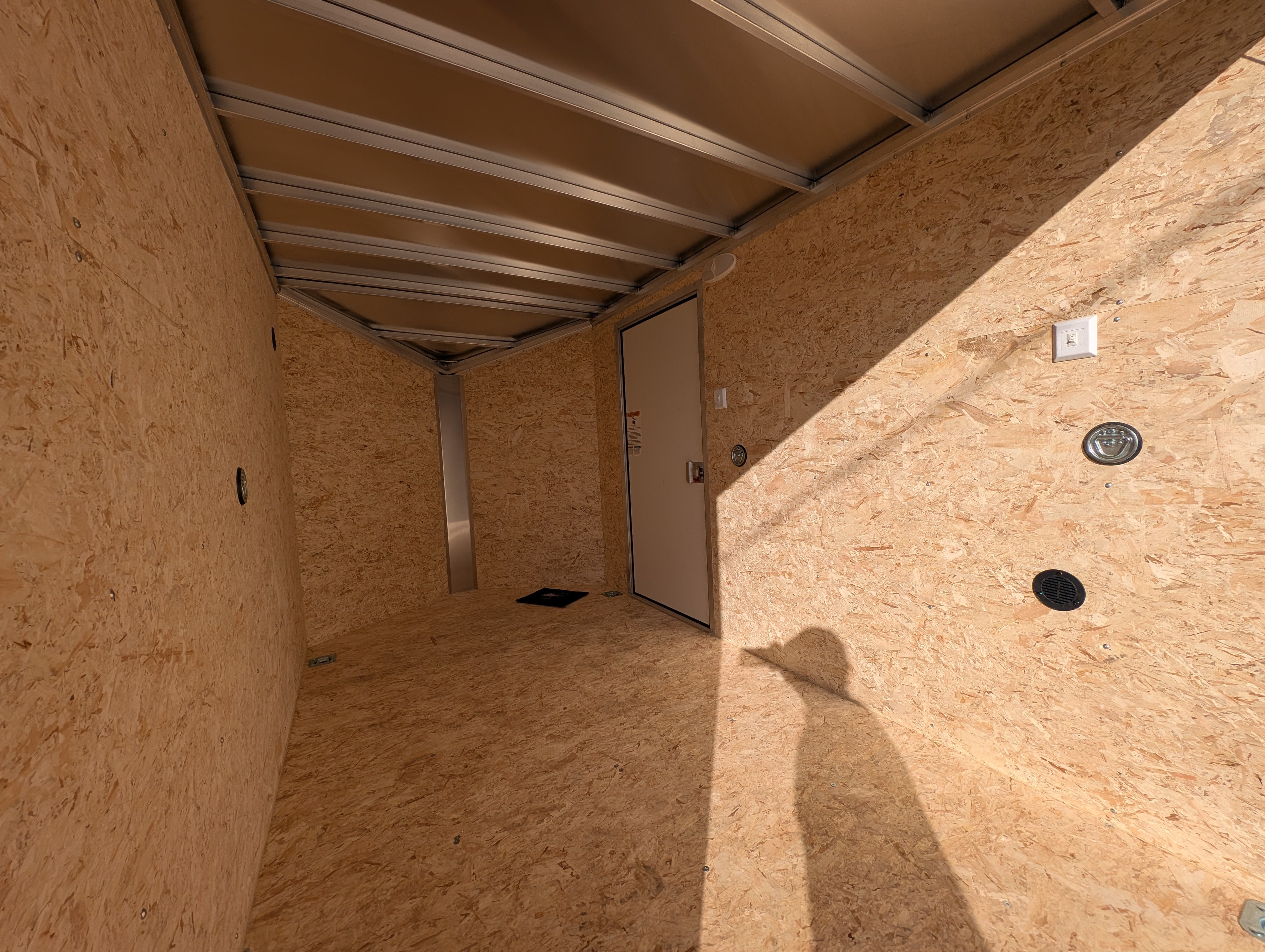 Cargo Mate Amera-Lite Aluminum 6x10 V Nose With Ramp Door Cargo / Enclosed Trailer -Stock# 200666