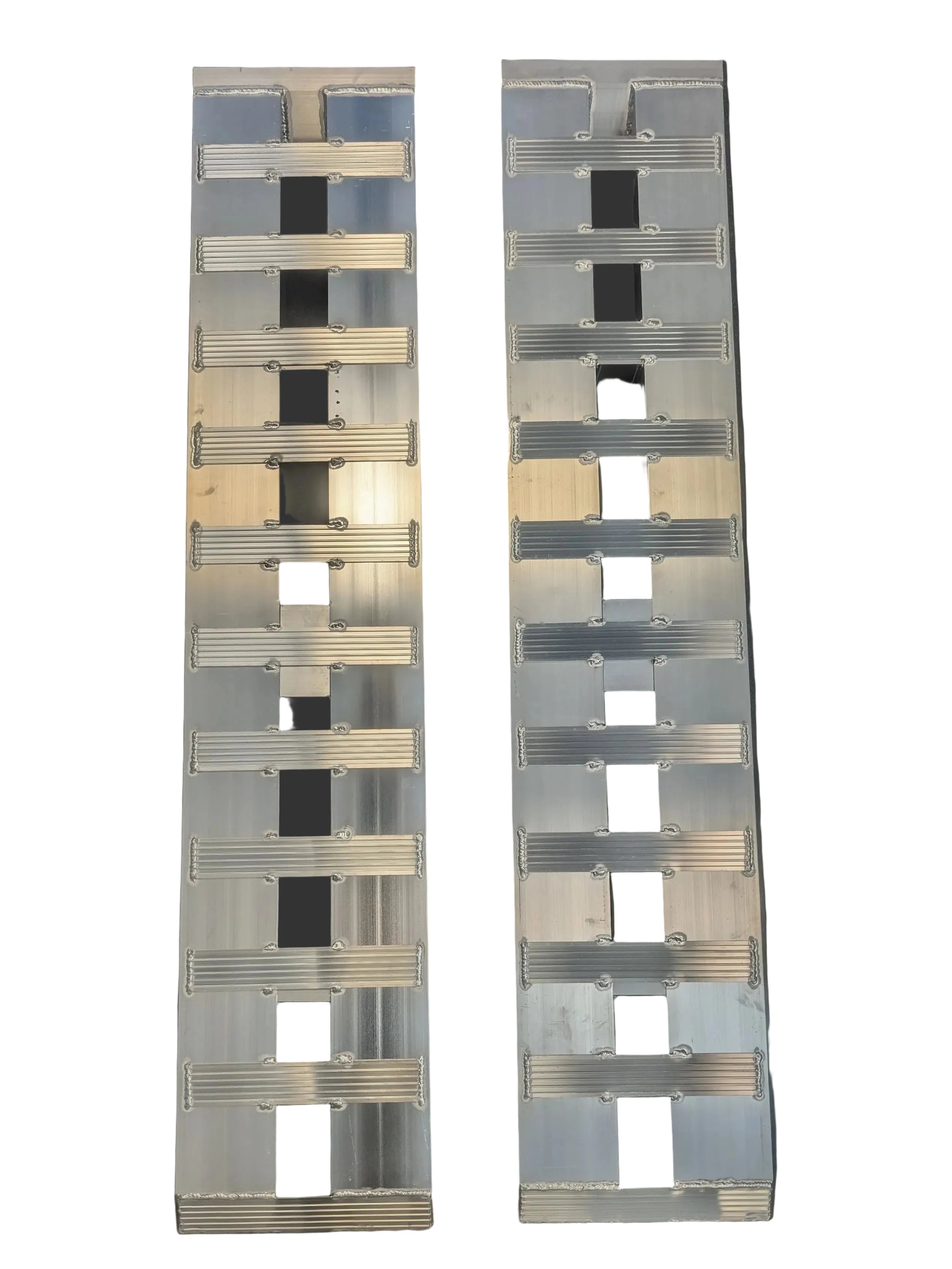 Aluminum Car Trailer Loading Ramp 60" x 12" w/Hook Edge 6000 lbs Capacity - Pair