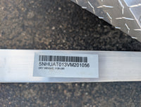 2026 AmeraLite Storm 6x10 VIN label — 5NHUAT013VM201056, dry weight 1,126 lbs, aluminum frame