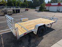 Silver Ox flat deck trailer coupler and tongue jack
