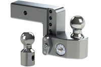 Weigh Safe 4" Drop Hitch w/ 2.5" Shank (8K/18.5K GTWR)