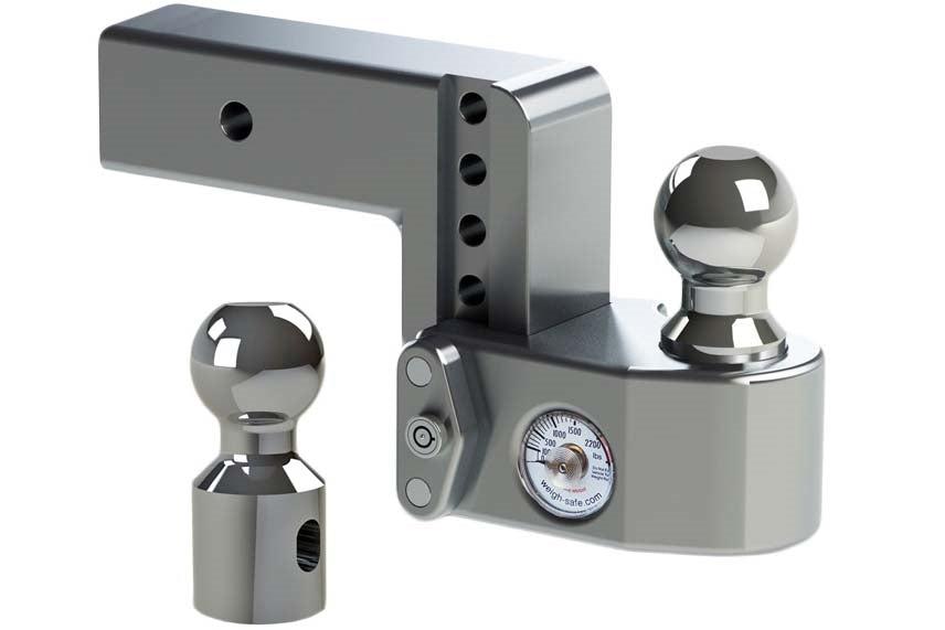Weigh Safe 4" Drop Hitch w/ 2.5" Shank (8K/18.5K GTWR)