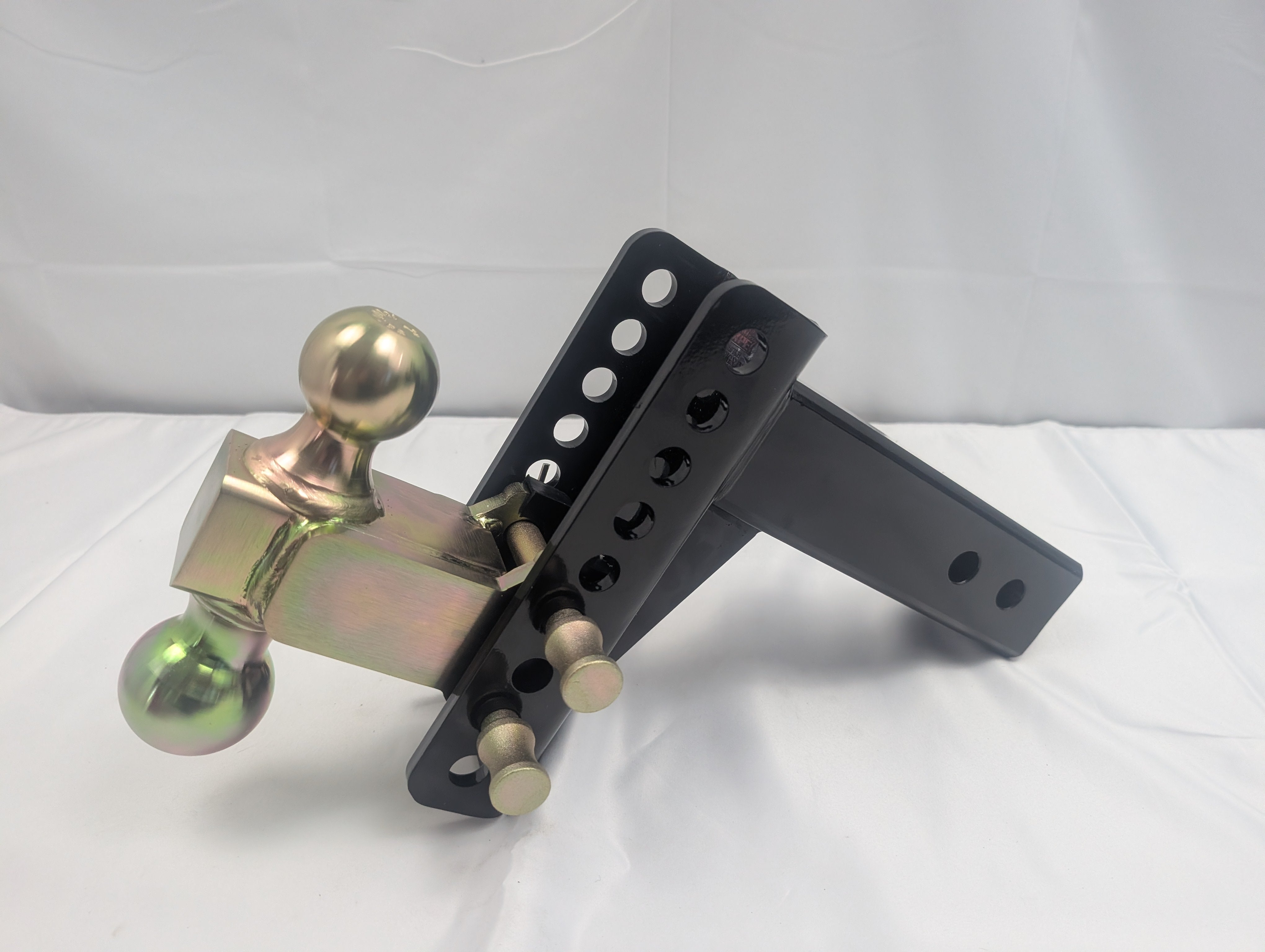 XPE X-452506 Adjustable Dual-Ball Trailer Hitch Mount — 2.5" Receiver | 6" Drop / 6" Rise | 2" & 2-5/16" Balls | 15,000 lb GTW / 22,000 lb Weight-Distributing