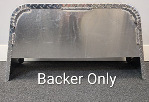 Heavy Duty Aluminum Single Trailer Fender Backer for 36" A6701 Fender - full product view | AAA Trailer