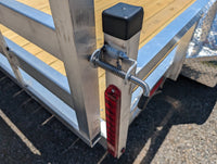 Silver Ox 7x14 Aluminum Tandem Axle Utility Trailer – Ramp Gate – Electric Brakes | AAA Trailer - 5,710 lb, 7x14 - component 