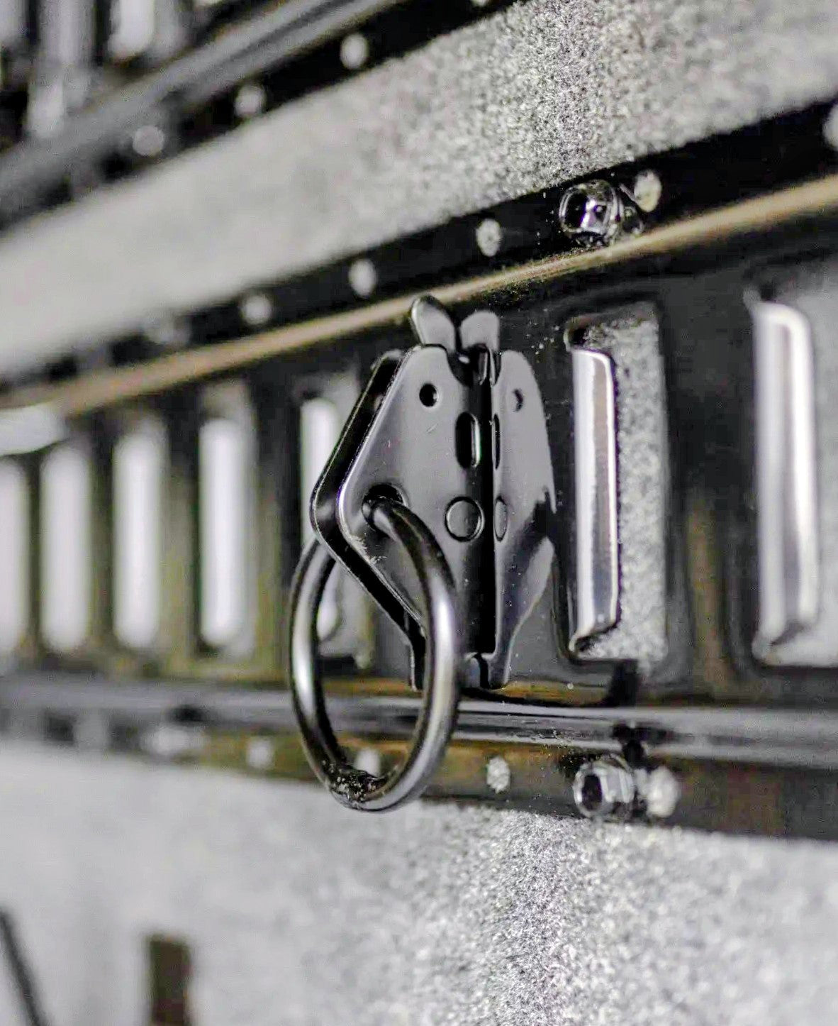 Heavy-Duty Steel E-Track O-Ring Tie-Down Anchors for E-Track System Enclosed Trailers Trucks Vans