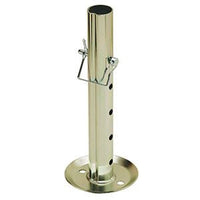 Adjustable Trailer Jack Drop Leg for 2 Inch Inner Diameter Jacks Foot Pad Insert Camper Trailer Extra Height - full product v