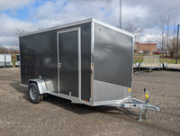 AmeraLite Storm 6x12 All-Aluminum V-Nose Enclosed Cargo Trailer | ALDR612SA - view 7