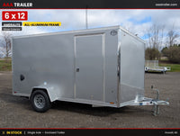 AmeraLite Storm 6x12 All-Aluminum V-Nose Enclosed Cargo Trailer | ALDR612SA - view 11