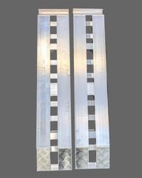 Aluminum Car Trailer Loading Ramp 60" x 12" w/Hook Edge 6000 lbs Capacity - Pair - 6000 lbs - detail view | AAA Trailer
