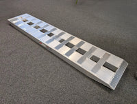 Aluminum Car Trailer Loading Ramp 60" x 12" w/Hook Edge 6000 lbs Capacity - Pair - 6000 lbs - close-up view | AAA Trailer