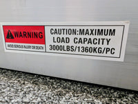 Aluminum Car Trailer Loading Ramp 60" x 12" w/Hook Edge 6000 lbs Capacity - Pair - 6000 lbs - close-up view | AAA Trailer
