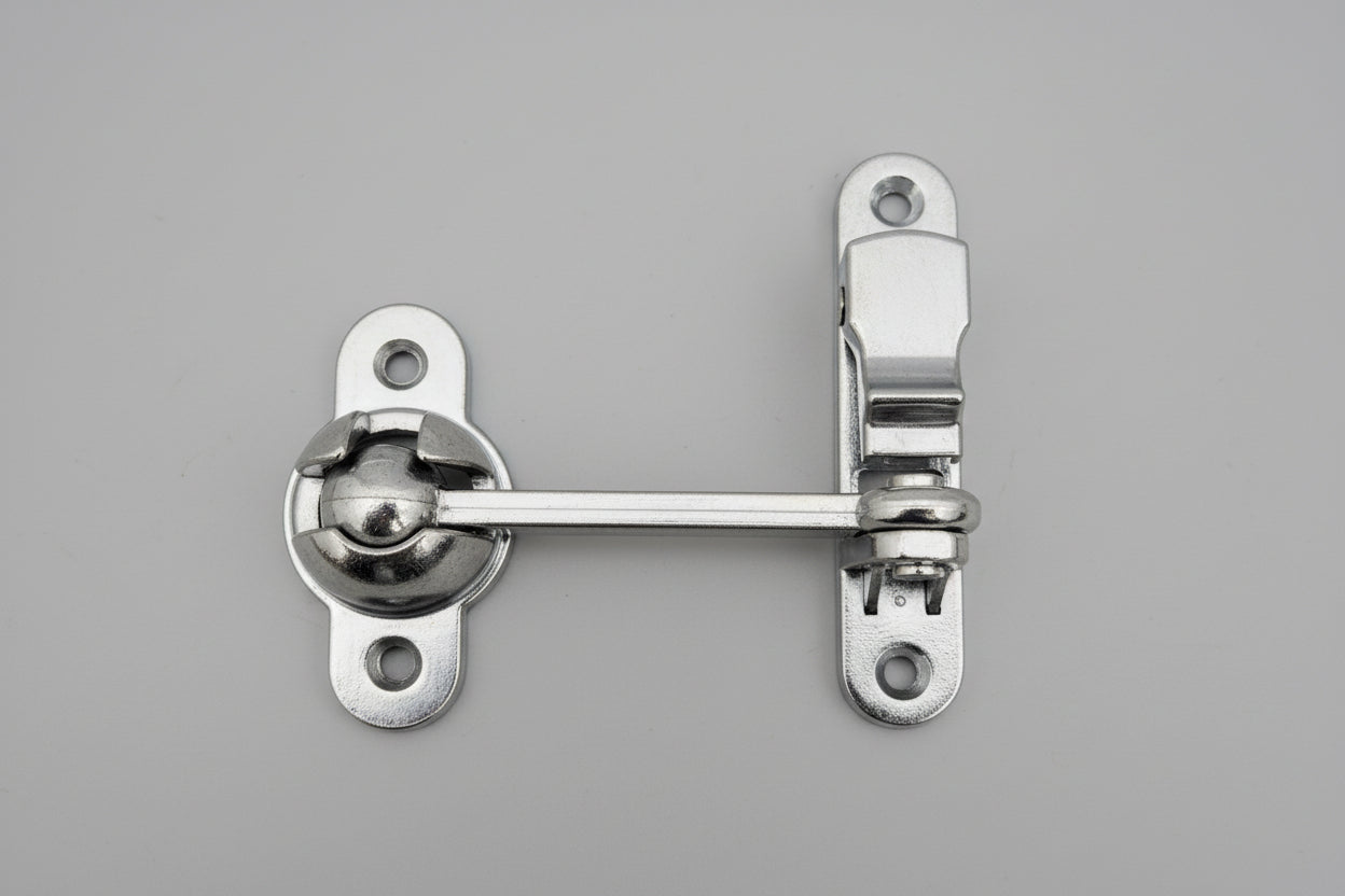 Aluminum 4" Hook & Keeper Ball & Socket Door Holder for RVs Rance Legend Lighting Ameralite Cargo Trailers