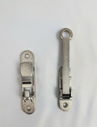 Aluminum 4" Hook & Keeper Door Holder for RVs Rance Legend Lighting Ameralite Cargo Trailers - detail view | AAA Trailer