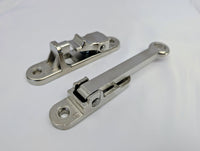 Aluminum 4" Hook & Keeper Door Holder for RVs Rance Legend Lighting Ameralite Cargo Trailers - alternate angle | AAA Trailer