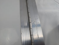 Aluminum Side Access Fuel Door for Cargo & Snowmobile Trailers – Locking Hatch (Blemished) - 11x11 - close-up view | AAA Trai