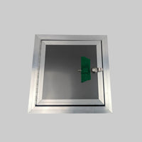 Aluminum Side Access Fuel Door for Cargo & Snowmobile Trailers – Locking Hatch