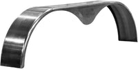 Aluminum Tandem Fender 9x72x20 Smooth Teardrop - 9x72x20 - close-up view | AAA Trailer