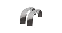 Aluminum Tandem Fender 9x72x20 Smooth Teardrop - 9x72x20 - component detail | AAA Trailer