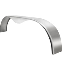 Aluminum Tandem Fender 9x72x20 Smooth Teardrop - 9x72x20 - close-up view | AAA Trailer