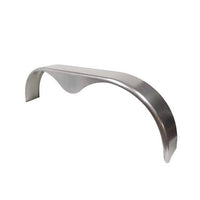 Aluminum Tandem Fender 9x72x20 Smooth Teardrop - 9x72x20 - full product view | AAA Trailer