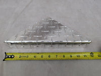 Aluminum Trailer Fender Step Plate Diamond Plate - Weld On - detail view | AAA Trailer