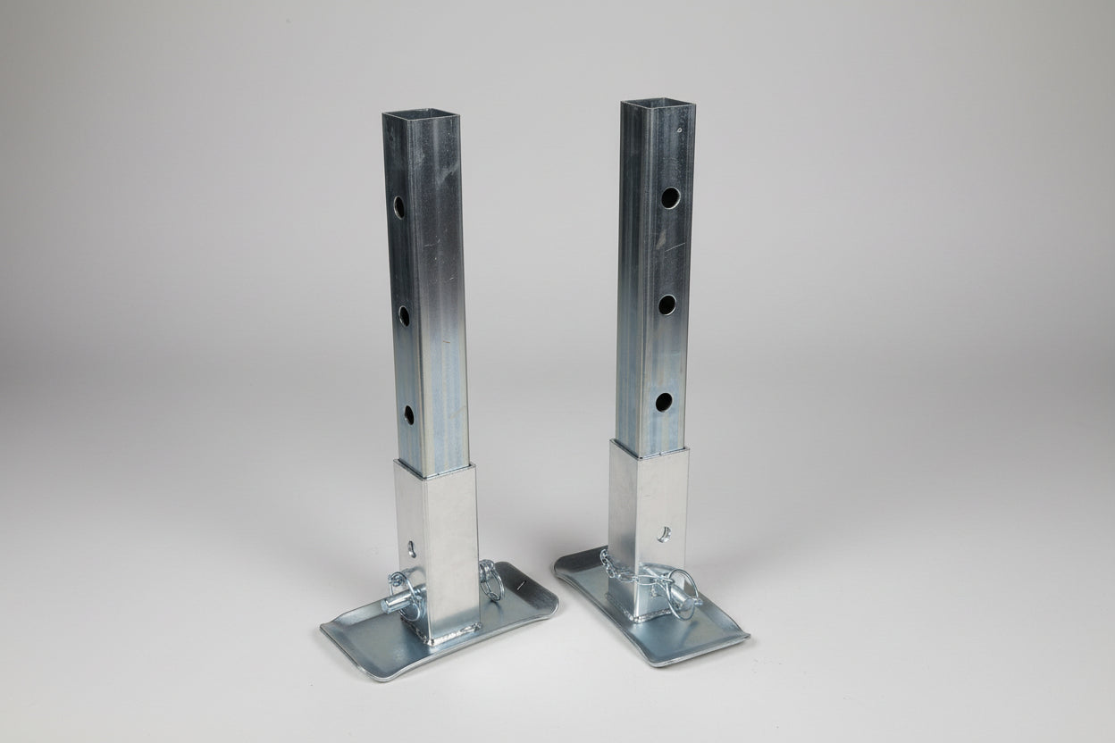 Aluminum Weld-On Stabilizer Jack Kit – 18" Tall | 2" Tube | Trailer Support Upgrade