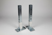 Aluminum Weld-On Stabilizer Jack Kit – 18" Tall | 2" Tube | Trailer Support Upgrade - full product view | AAA Trailer