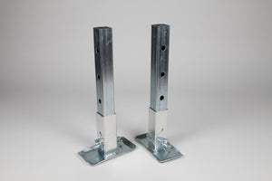 Aluminum Weld-On Stabilizer Jack Kit – 18" Tall | 2" Tube | Trailer Support Upgrade - full product view | AAA Trailer