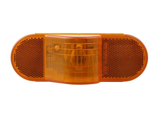 Sealed, 6-1/2" Mid-Ship Turn Signal and Side Marker Light - Amber