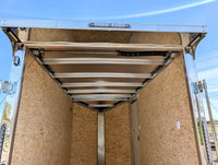 Amera-Lite 6x12 Interior View Looking Up at Rear Spoiler and LED Lighting